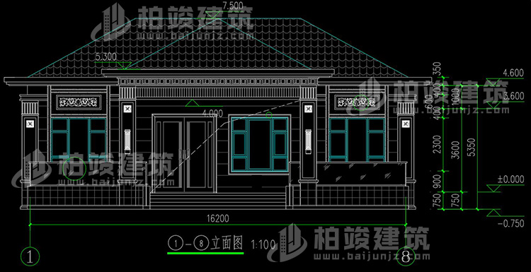 正立面图