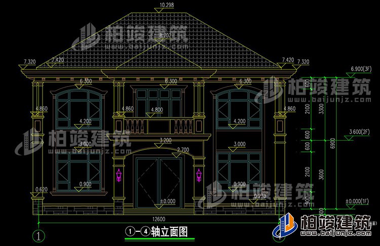 正立面图